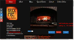 Desktop Screenshot of brickandfirebistro.com